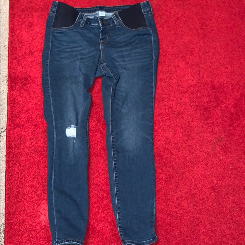 Old Navy Rockstar Maternity Skinny Jeans